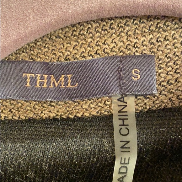 Tan with leather sleeve jacket - Picture 4 of 4